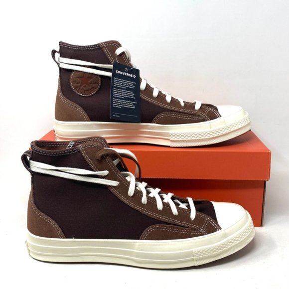 Converse Chuck 70 Canvas Suede Dark Root Casual Sneakers Men Skate Shoes 173196C - Picture 3 of 9